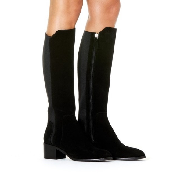 Aquatalia Jean Suede Knee-High Boot Size 7.5 - Picture 3 of 6